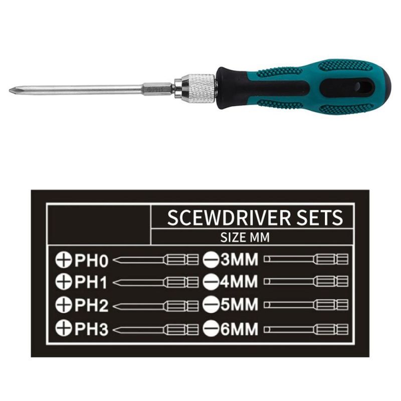 9PC Multi-Function Combination Magnetic Screwdriver Set