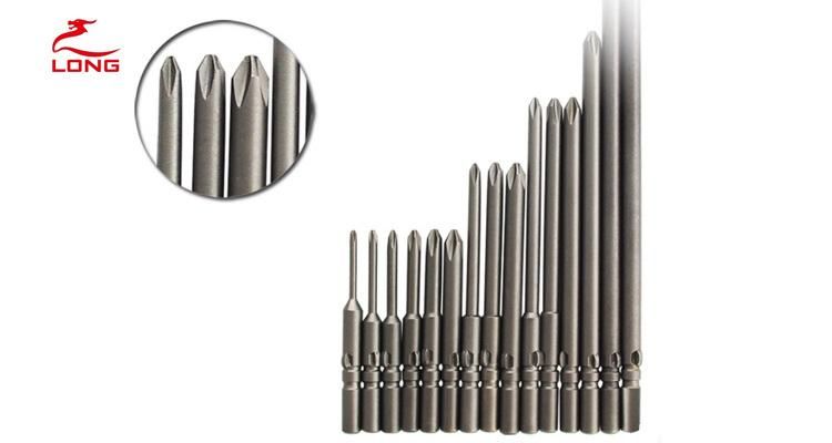 Electric Screwdriver Bits 4mm Round Shank 50mm Long Phillips Head