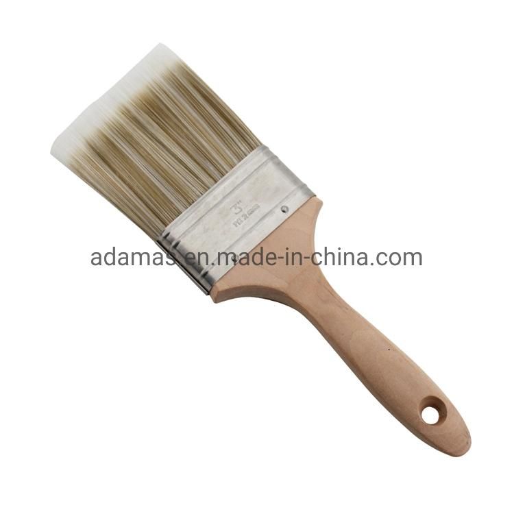 Synthetic Filament Paint Brush with Wooden Handle