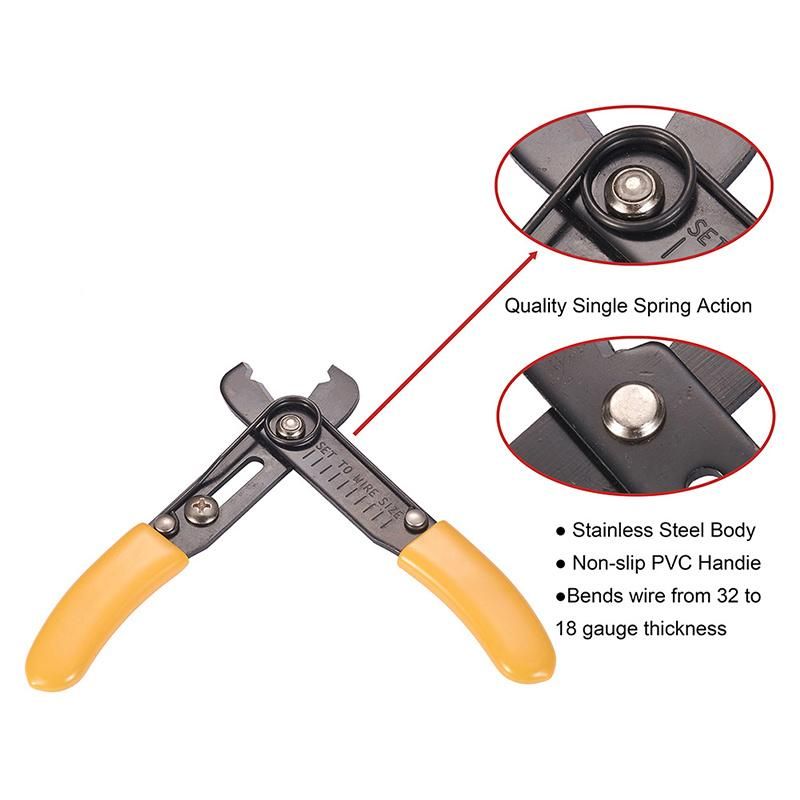 Wire Stripper and Cable Cutter 2in1 Multi Function Tool Optic Fiber Installing Tool