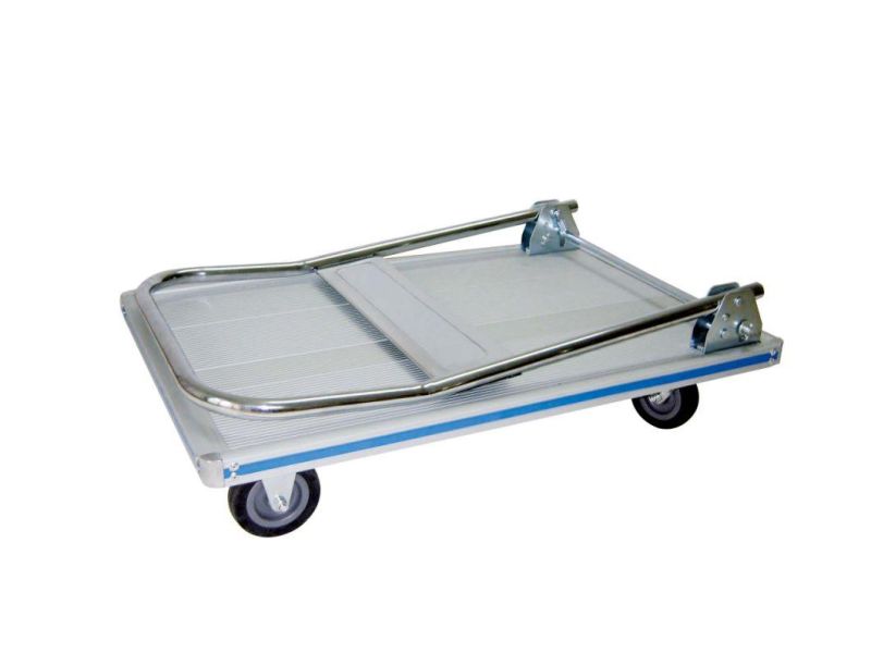 Aluminium Suppermarket Trolley Foldable Hand Truck