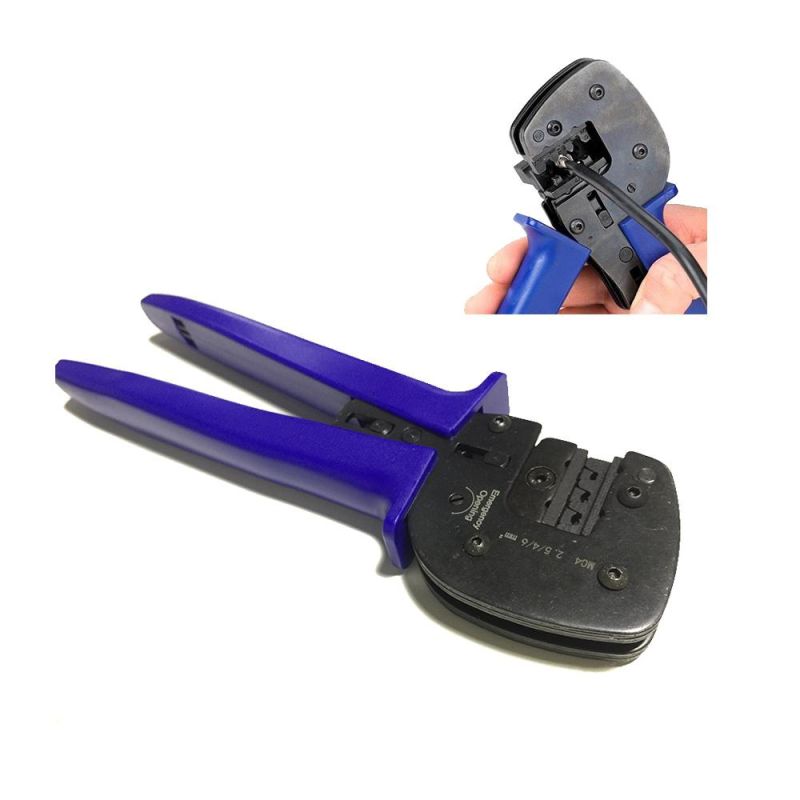 Solar Tool Tools Mc 4 Precise Solar Crimping Tool for Solar Cable 2.5/4/6mm2 14-10AWG PV Crimping Pliers DIY Solar Power System