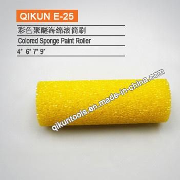 E-23 Hardware Decorate Paint Hand Tools Acrylic Fabric Paint Roller Single Flat Cap Foam Roller