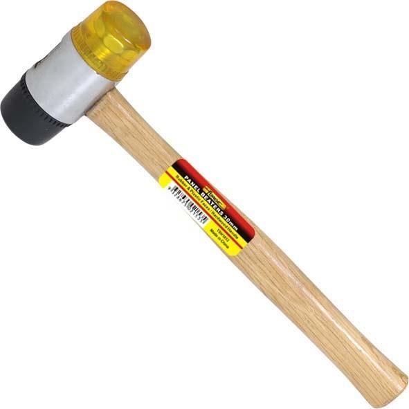 Panel Beaters 40mm Two-Way Mallet with Wooden Handle for Construction