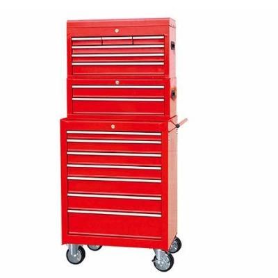 Tool Trolley Lockable Metal Tools Set Tool Cabinet with Wheel