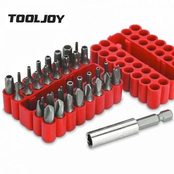 33PCS in 1 Philips Torx Slotted Screwdriver Bits with Bit Holder Screwdriver Bit Tool Set