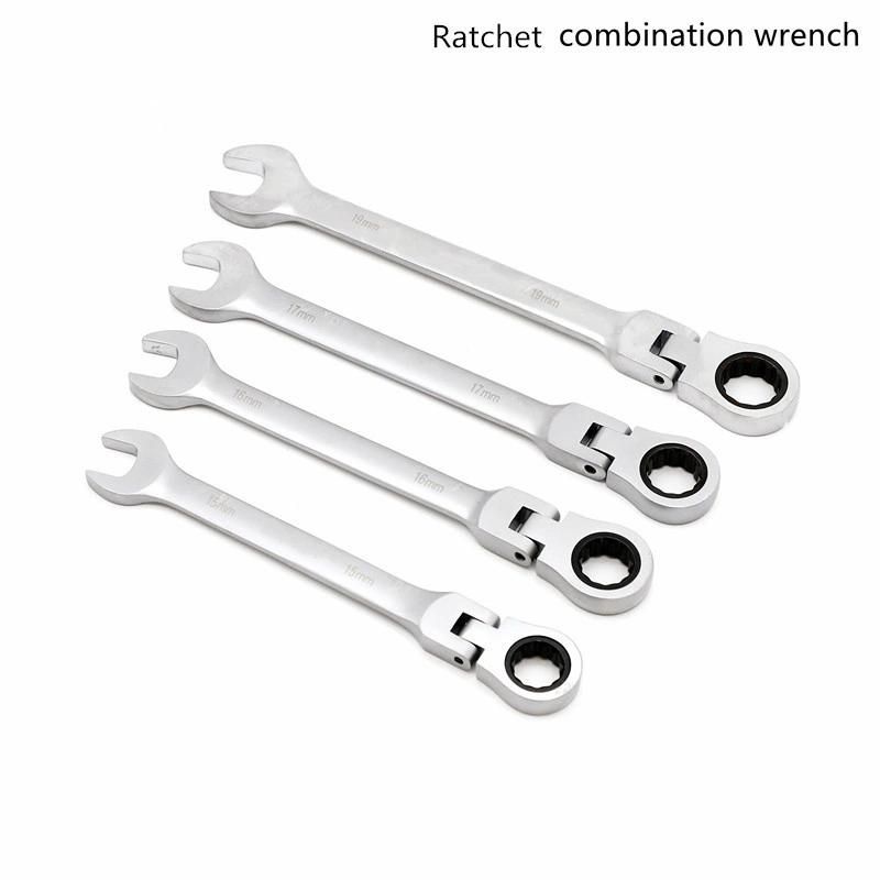 6-32mm, Made of Chrome Vanadium Steel, Ratchet Combination Wrench