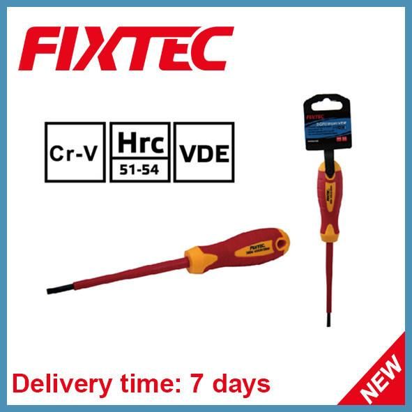 Fixtec Safety CRV Pozidriv/Slotted /Phillips Insulated Screwdriver