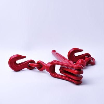 Manufacturer Rigging Hardware Casted Handle Rachet Type Load Binder with Safety Hooks