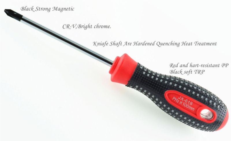 High Qualtiy Screwdriver Bi-Color PP /TPR Handle