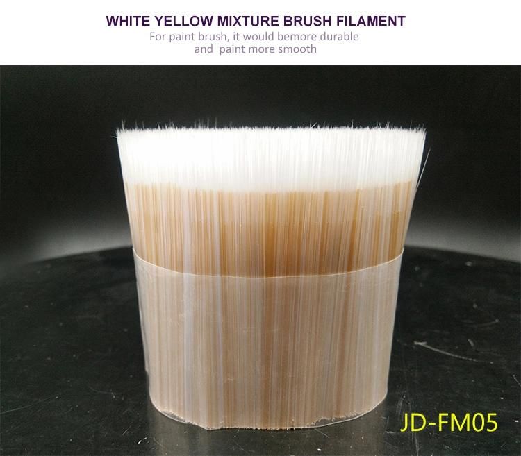 White+ Golden Four Corner Sharpened Pet Filament for Paint Brush Filament