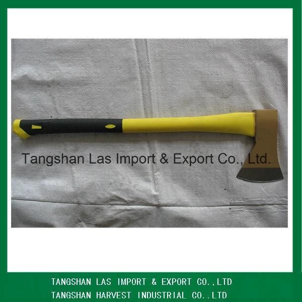 Axe Cutting Hand Tool Axe with Plastic Coating Handle