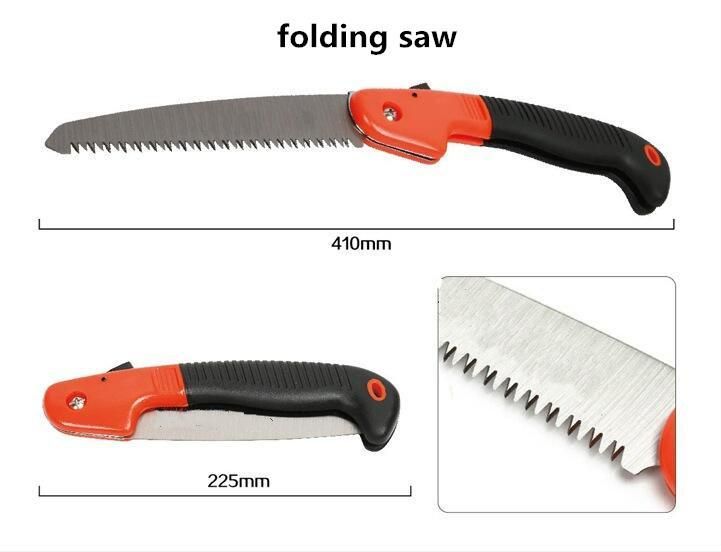 16 Inch Steel Garden Hand Pruning Saw with Soft Grip