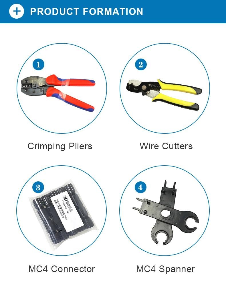 Good Quality Solar Technician Tool Kit C4K-E Include Crimping Pliers