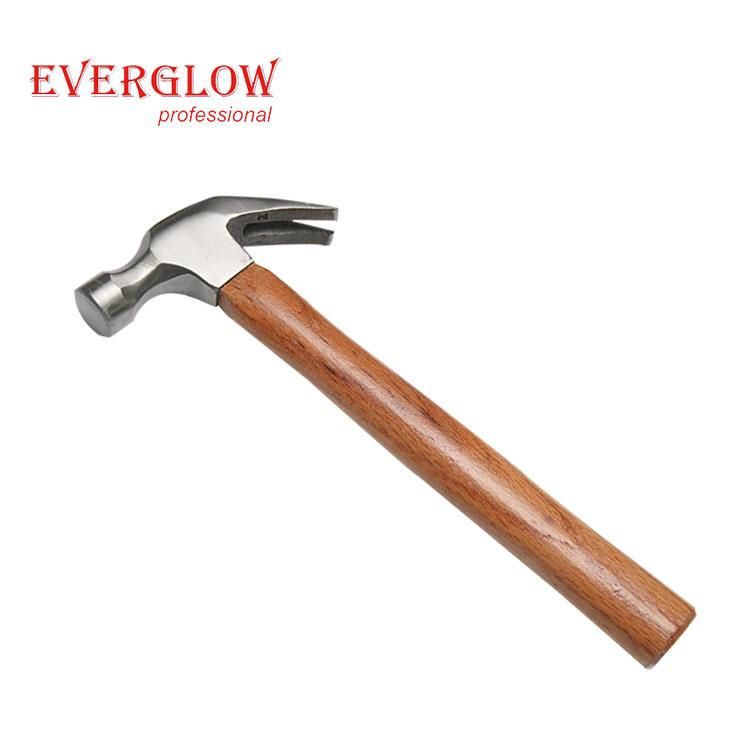 Professional Carbon Steel Claw Hammer with Fiberglass Handle