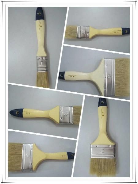 Paint Brush with White Wooden Handle Painting Brush