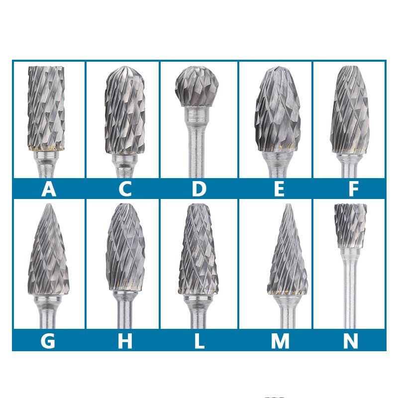 Type a Cylindrical Carbide Bur A0613 Tungstena Carbide Rotary Burrs