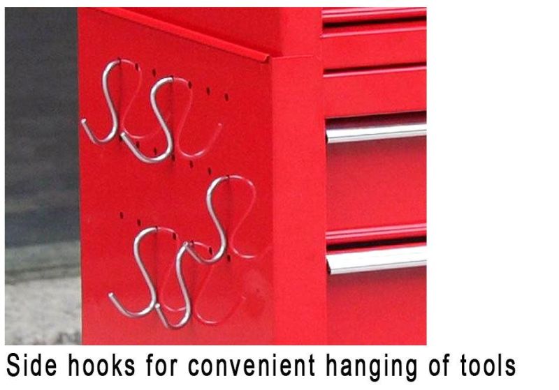 Mechanics Tool Trolley Red Chest Box Storage Cabinet