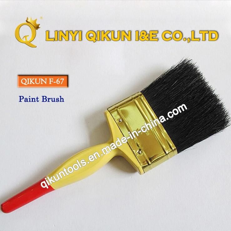 F-65 Hardware Decorate Paint Hand Tools Wooden Handle Bristle Roller Paint Brush