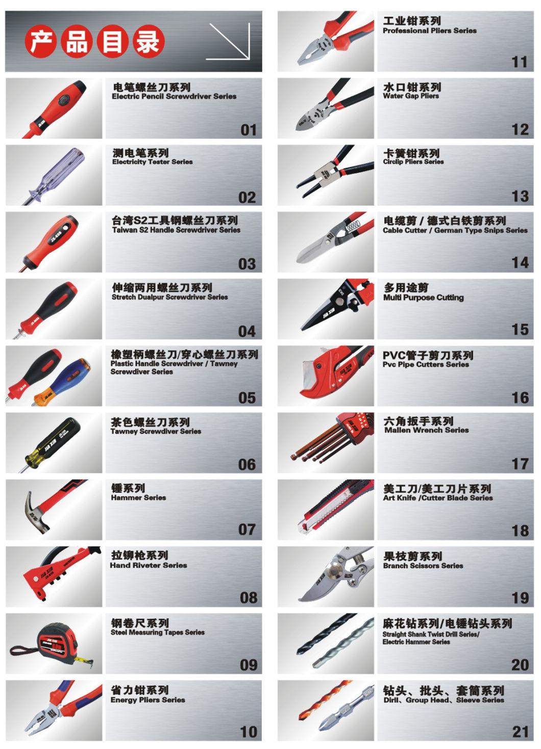 Industrial Grade Top Quality S2 CRV Impact-Proof Chisel Screwdriver
