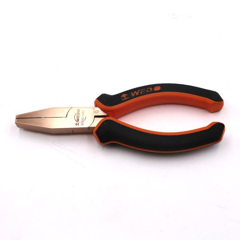 WEDO Beryllium Copper Pliers High Quality Non-Sparking Flat Nose Pliers Wire Stripper, Bam & FM Certificate