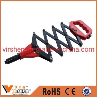 Foldable Hand Riveters/5 in 1 Hand Riveter Pop Rivet Gun 3/32&quot; to 1/4&quot; 32&quot; Folding Extendable Foldable