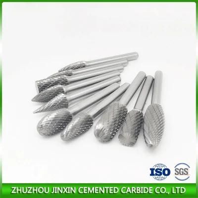 Diameter 1/4&quot; (6mm) Shank Diameter Carbide Rotary Burr Set for Grinder Drill