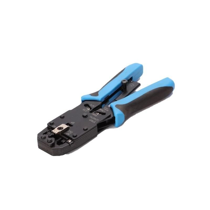 Cable Crimping Tool for RJ45/8p8c, Rj12/6p6c, Rj11/6p4c, Rj9/4p4c with Ratchet Cable Crimper