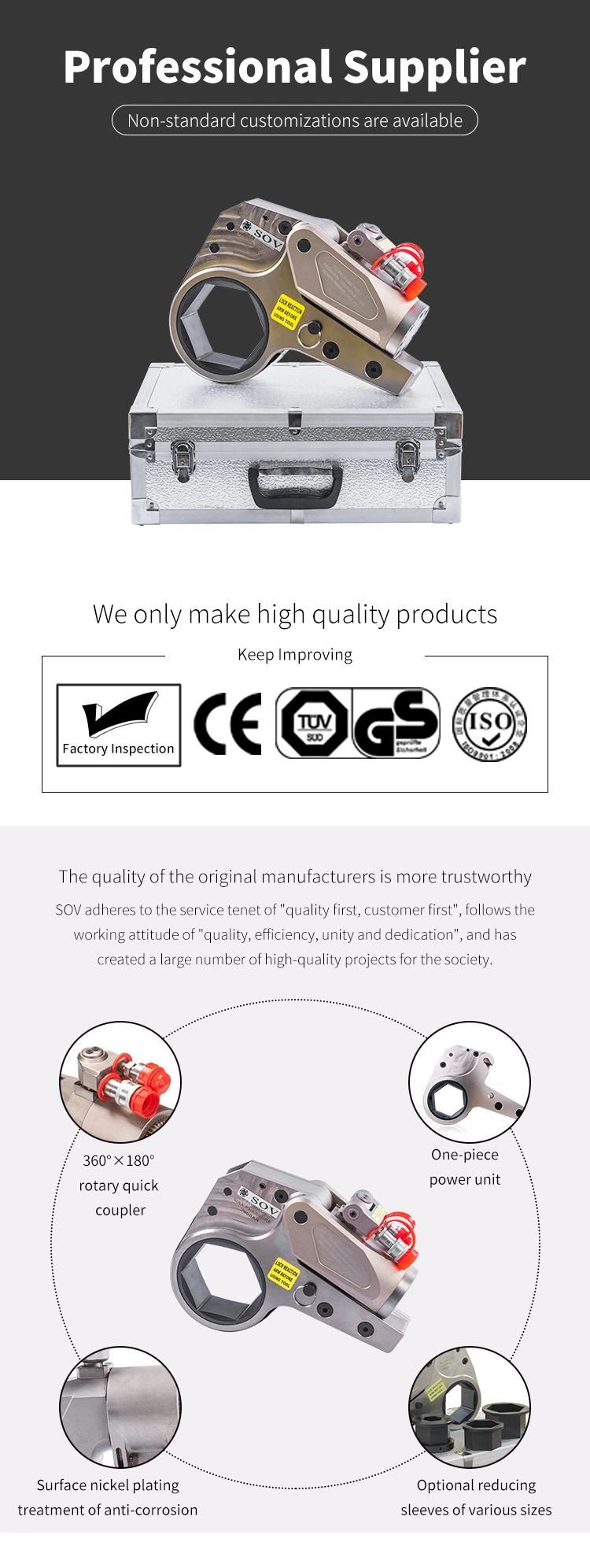 Xlct Series Hexagon Cassette Hydraulic Torque Wrench