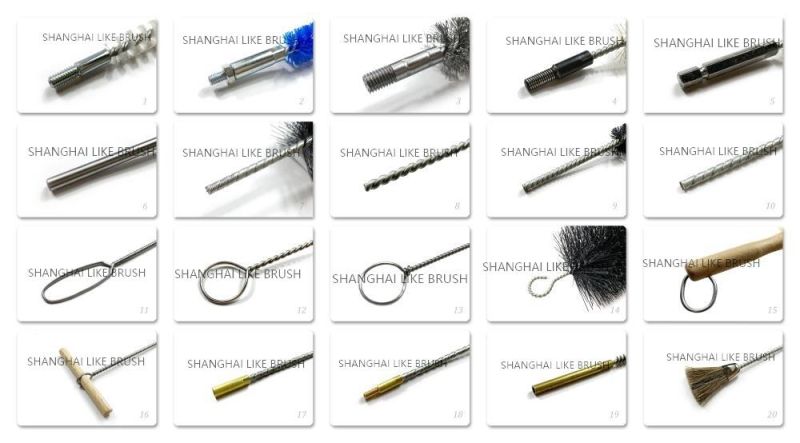 Small Diameter PP Bristle Tube Brushes for Cleaning Small Holes
