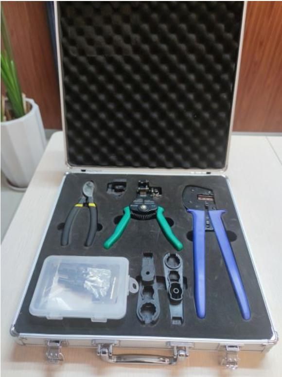 Multifunction Portable T4 Cutting Pliers Wire Stripper Tool PV System Installation Crimping Solar PV Tools Kit