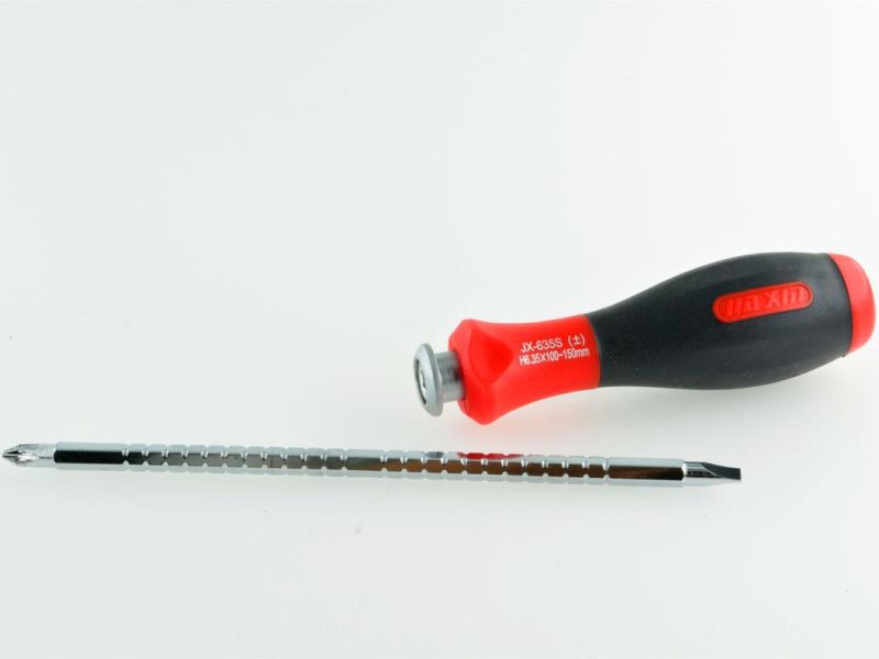 6.35mm 75-150mm Hex Dual Telescopic Retractable Screwdriver