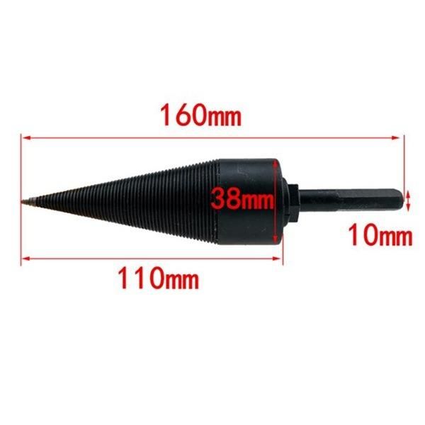 Household Wood Splitting Drill, Electric Drill, Splitting Cone Drill I346160