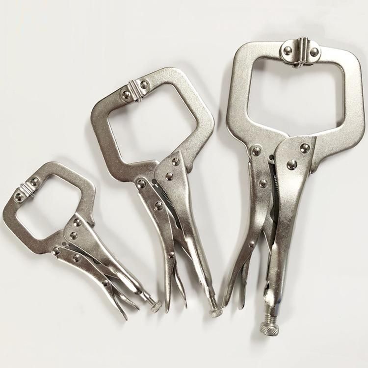 C-Type Locking Pliers CRV Steel Square Head Locking Pliers