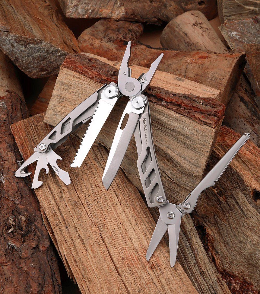 Nextool Flagship Pro Stainless Steel Outdoor Pliers Multitool with Screwdrivers