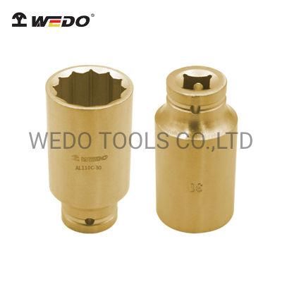 Wedo Aluminium Bronze Non-Sparking Explosion Proof 1/2&quot; Deep Impact Socket