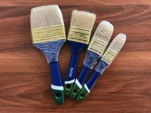 Wooden Handle Paint Brush with Pure Bristle Material