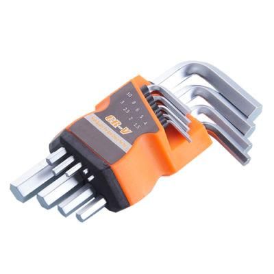 Car Repair Hex Key Set Family Use Allen Key Wrench Set with Blister Card Packing