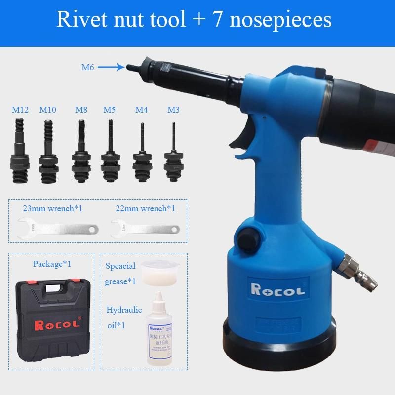 M3-M12 Manual Air Rivet Nut Gun Insertion Tool