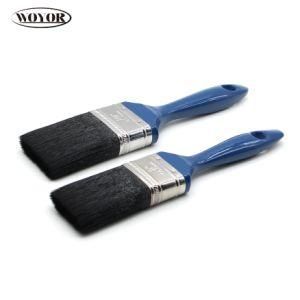 Blue Wooden Handle Pure Black Sharpened Filament Paint Brush