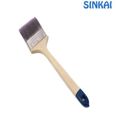 Factory Direct Sale Filaments Radiator Brush Extra Long Bent Natural Wood Handle