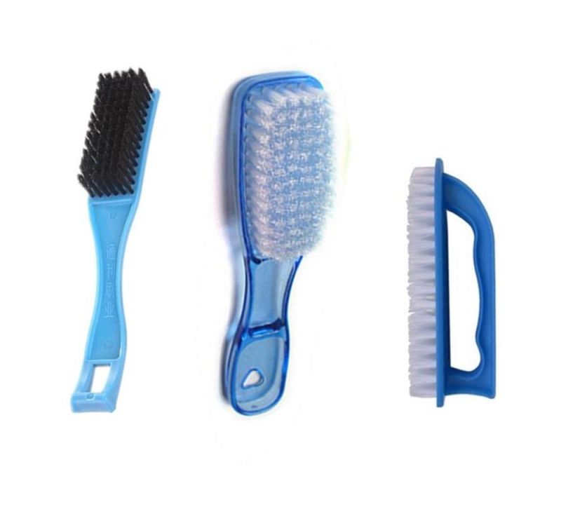 Blue Bathroom Scrub Brushes