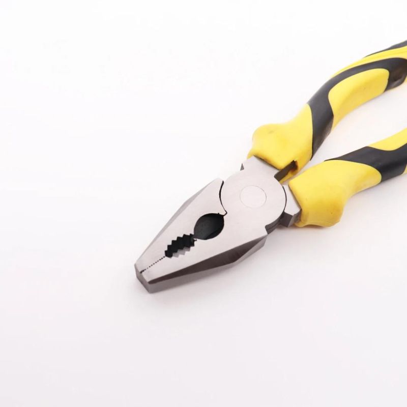 Customzied Logo Pliers with PVC Handle Made of Screw-Thread Steel Pliers