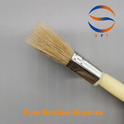 76.2mm Solvent Resistant White Bristle FRP Laminating Brushes FRP Brushes