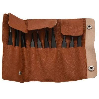 Leather Bag Set Anti-Static Stainless Steel Tweezers I366319