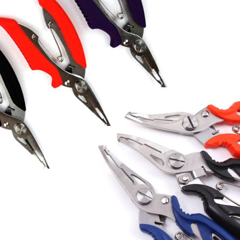 Jetshark Strengthen Stainless Steel Multifunctional Fish Grip Lure Pliers Fishing Line Cutting Scissors Fishing Pliers