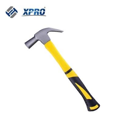 British Type Wooden Handle Claw Hammer