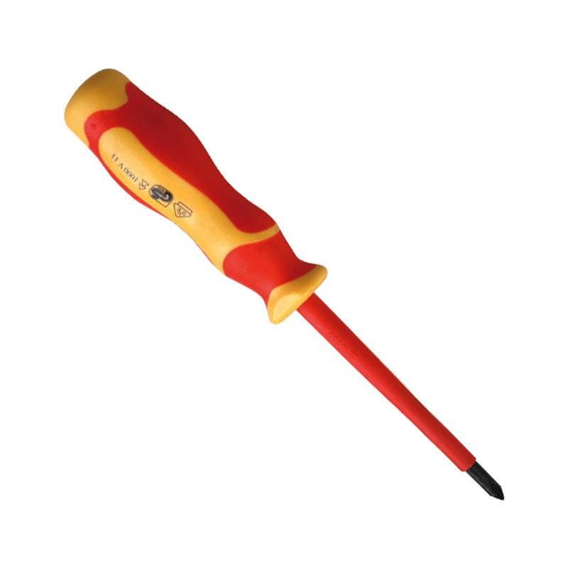 WEDO Insulated Phillips Screwdriver VDE 1000V Cross Screwdriver Doble Color Handle