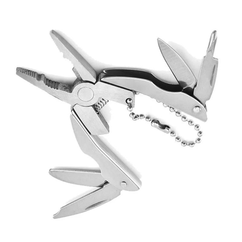 Pocket Multitool Mini Pliers with Knife Outdoor Small Pliers