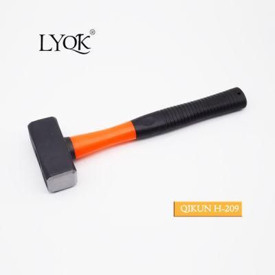 H-209 Construction Hardware Hand Tools Plastic Coated Handle German Type Stoning Stone Hammer